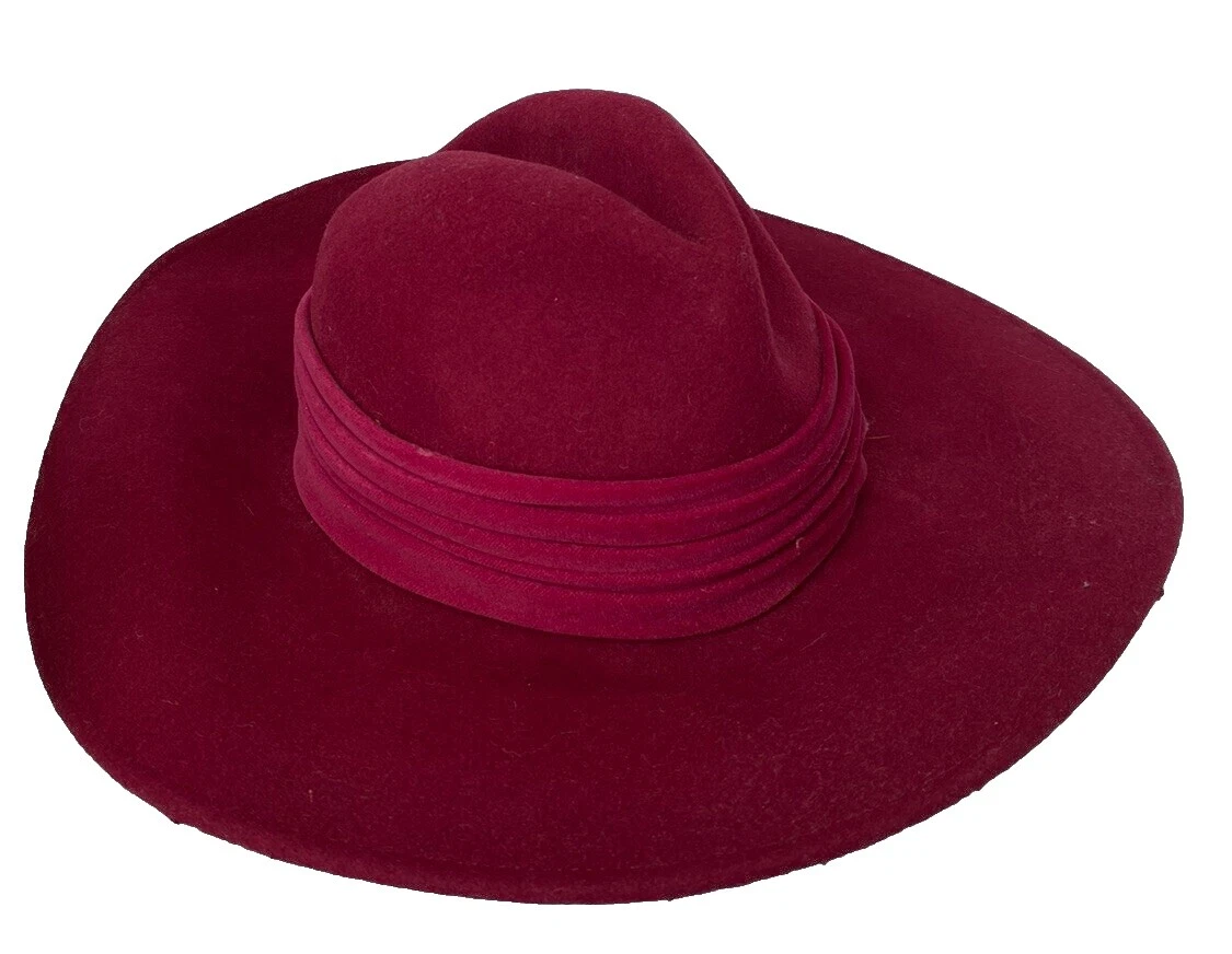 Женские винтажные повседневные шапки широкого покроя из 100% шерсти