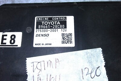 Toyota Estima ecu ecm computer 89661-28C80 | eBay