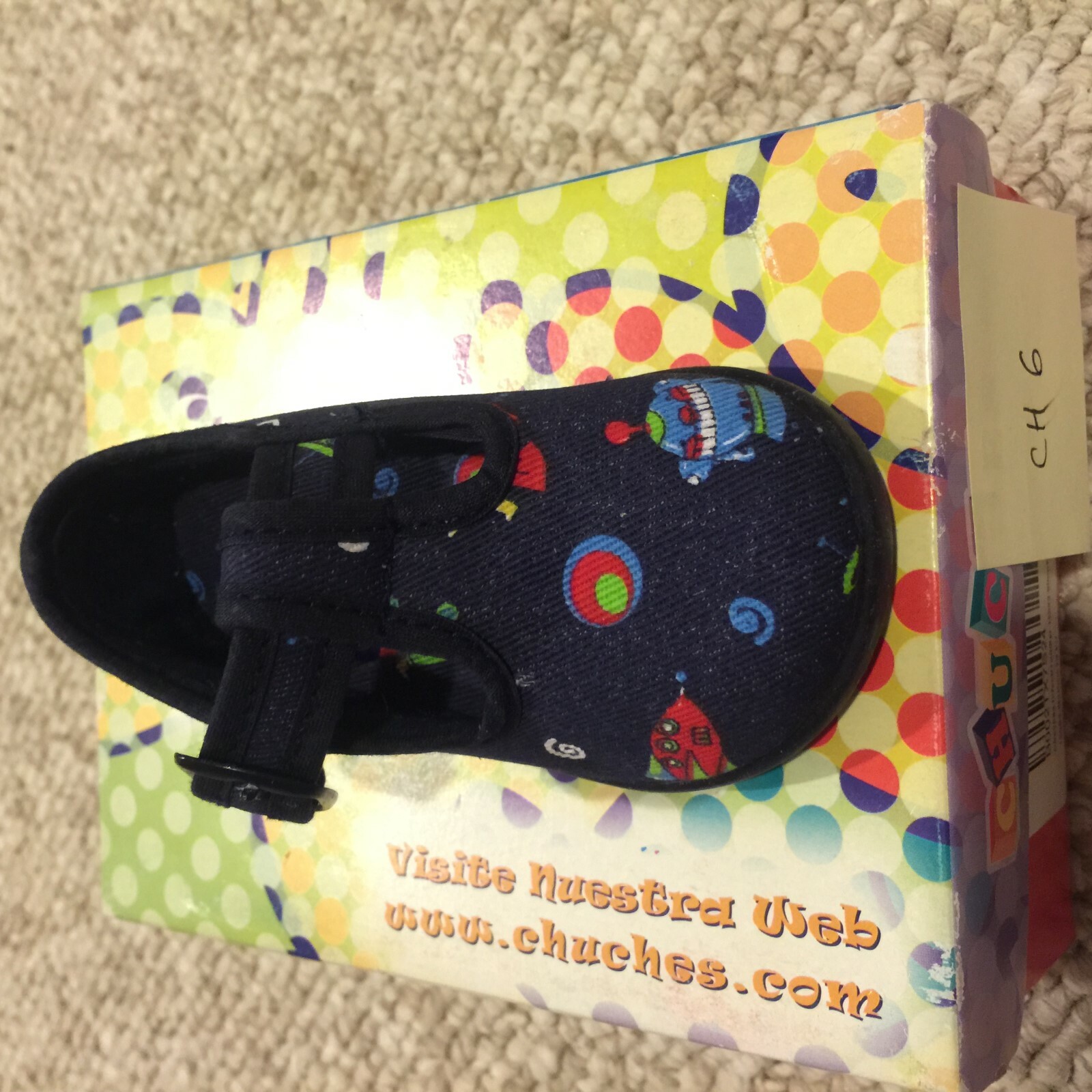 15063 Slipper By Chuches Color Marino 19 Eu 4 Us Medium