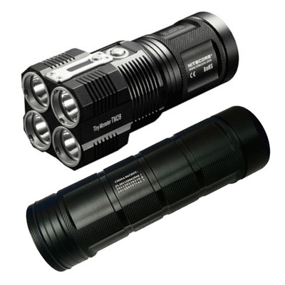 Konvolut: Nitcore TM28 6000Lm wiederaufladbare Taschenlampe mit NBP68HD Akkupack