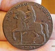 1794 LADY GODIVA / COVENTRY CROSS LETTERED EDGE TOKEN S-741