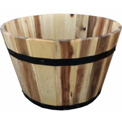 Avera Products AWP304180 18 x 11 Round Barrel Planter, 18'' x 11''