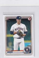 2020 BOWMAN DRAFT 1ST RC TYLER BROWN HOUSTON ASTROS FIRST ROOKIE - B7566