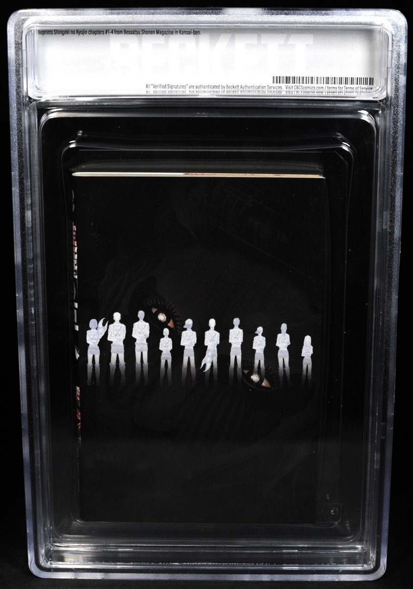 BGS 9.4 Attack On Titan Vol. 1 1st Printing Graded Comic