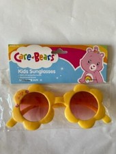Care Bears Kids Sunglasses  Flower shaped Frame  yellow /American Greetings 