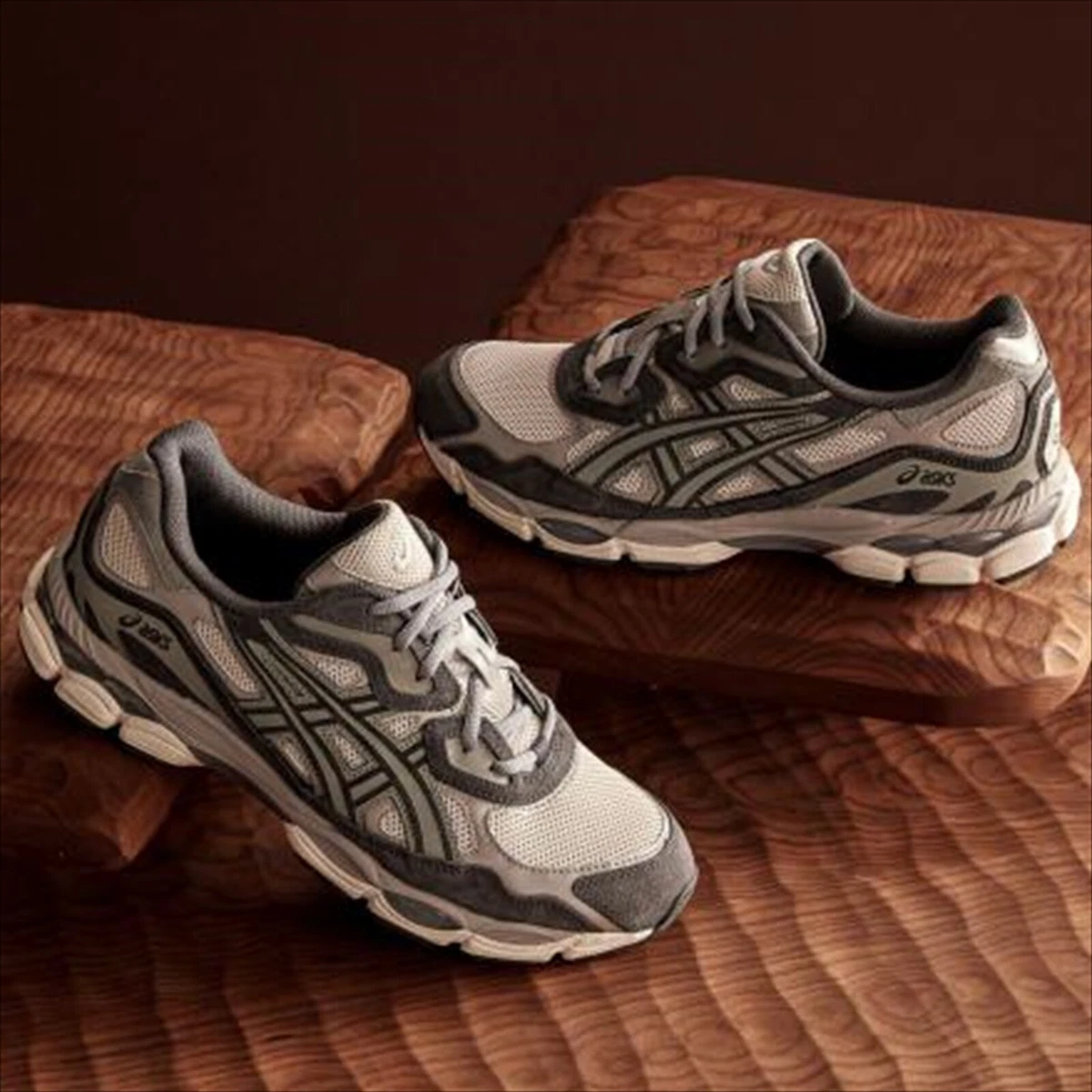 ASICS SPORTSTYLE GEL-NYC OATMEAL OBSIDIAN GREY 1201A789-250 US 12  29.5cm  | eBay