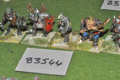 28mm fantasy / citadel - 5 orc characters warhammer - (83544)