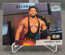 2022 Upper Deck Allure AEW #105 Powerhouse Hobbs wrestling card