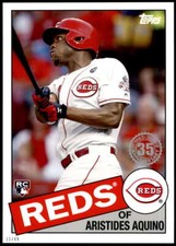 Aristides Aquino 2020 Topps 1985 35th Anniversary 5x7 #85-38 /49 Reds
