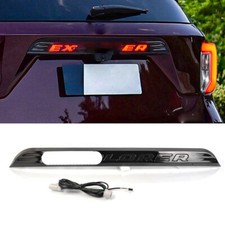 Insignia LED puerta trasera maletero luz puerta trasera moldura ahumada para Ford Explorer 2020-2024