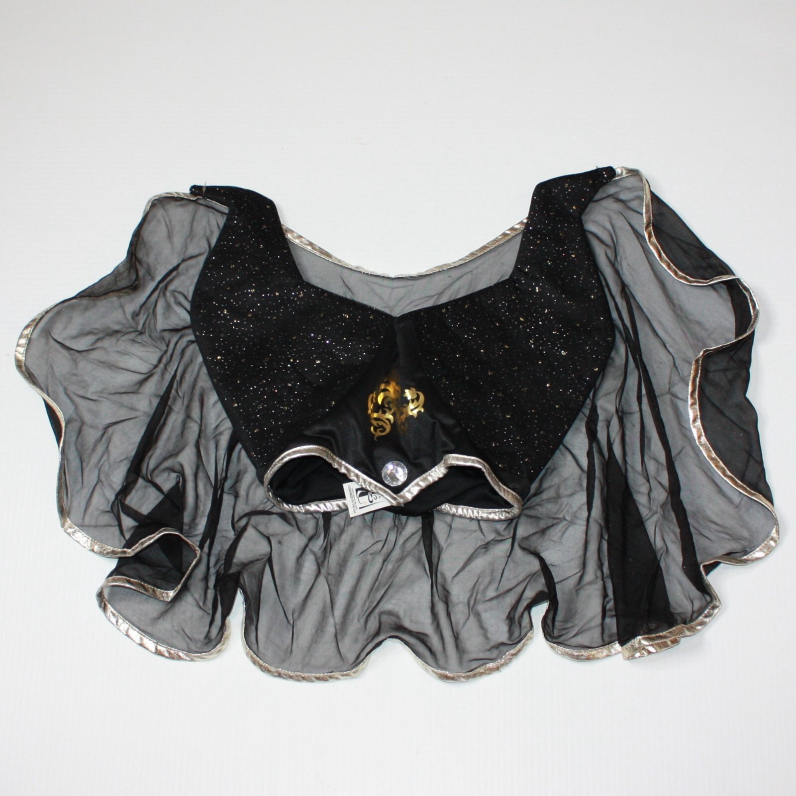 Pony Express Creations Disney Cappello Malefica con Velo Nero Costume Halloween