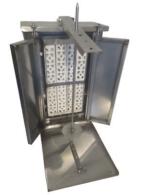 TROMPO TACOS PASTOR 4 BURNER 8 BRICK 50KG PASTORERO W/DOOR ADOBADA GRILL