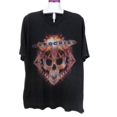 vtg Merry Christmas Hypocrisy band Black Full Size Shirt Unisex BT599