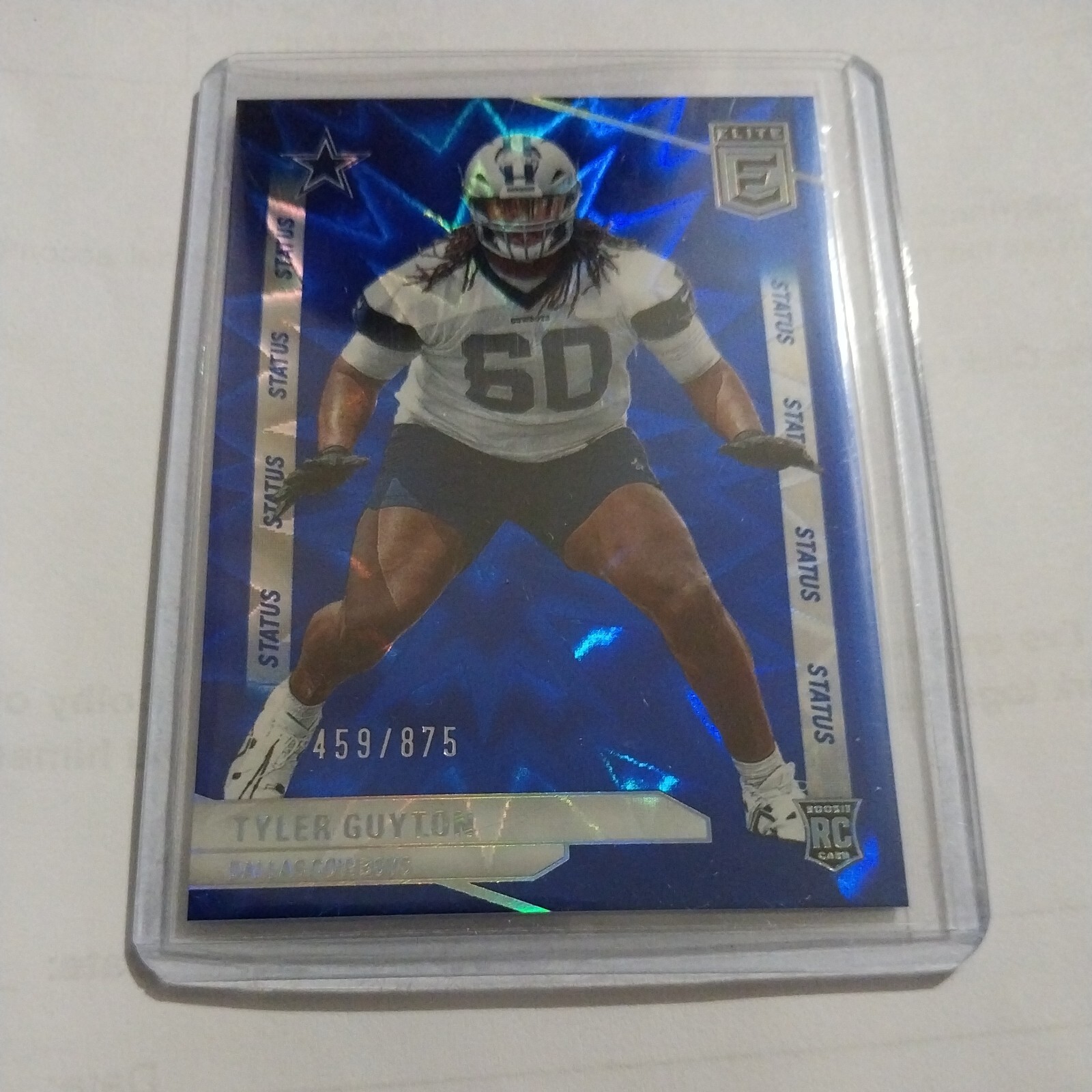 2024 Panini Donruss Elite - Rookies Blue #151 Tyler Guyton /99 (RC)