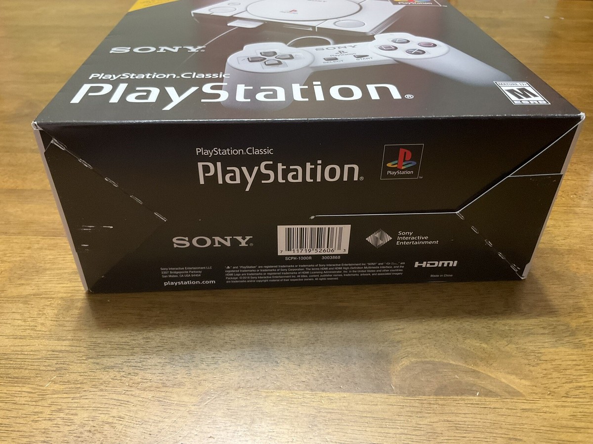 新品 Play Stationプレイステーションクラシック SCPH-1000R Brand New Sealed Sony PlayStation PS Classic Mini SCPH-1000R With