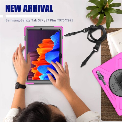 Shockproof Case Rotating Stand Cover For Samsung Galaxy Tab S6 S7 S8 11" 12.4" - Picture 37 of 78