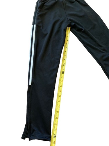 adidas Tiro Unisex Kids Medium (11-12 yrs) Track Pants - Black w/ White Stripe - Picture 13 of 14