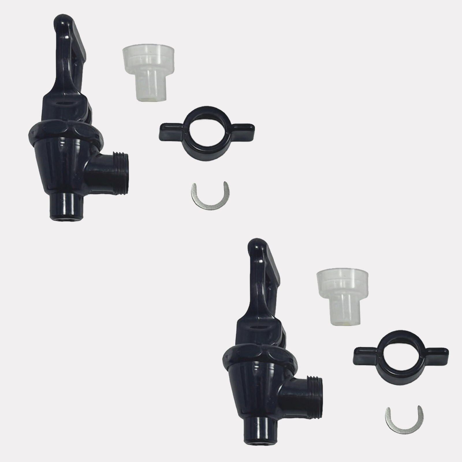 2pc Faucet Kit for Tea Dispenser Spigot Replacement for Tea Urn 03260.0002 