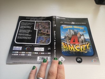SimCity 4 Deluxe Edition - PC Frontcover + Backcover Gebraucht