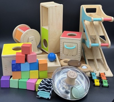 Lovevery Play Kit Mixed Lot Wooden Montessori Toddler Baby Toy 30 Pc Bundle