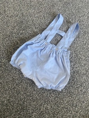Baby Latzhose Kleidung 18 Monate blau 2 Taschen