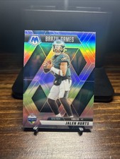 2025 MOSAIC JALEN HURTS BRAZIL GAMES SILVER PRIZM FOOTBALL CARD EAGLES #267
