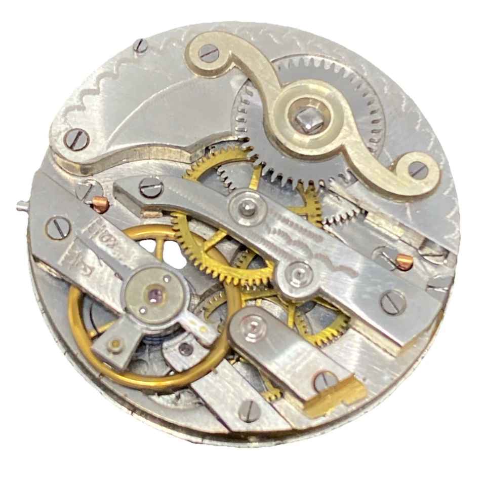 Reloj Bolsillo Cilindro Suizo Movimiento Talla 0s Cara Abierta Buen Balance F8564 Foto 2 de 4