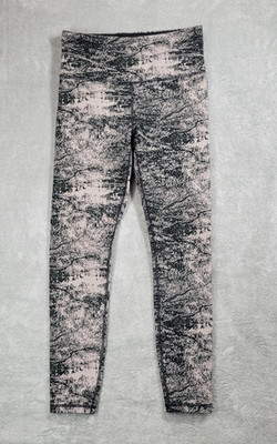 Athleta Leggings Womens 7/8 (20x25) Black Elation Glade Black Tie Dye Activewear