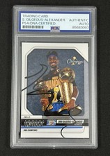 Shai Gilgeous Alexander Signed 2024-25 Panini Instant Champions Card PSA Auto 