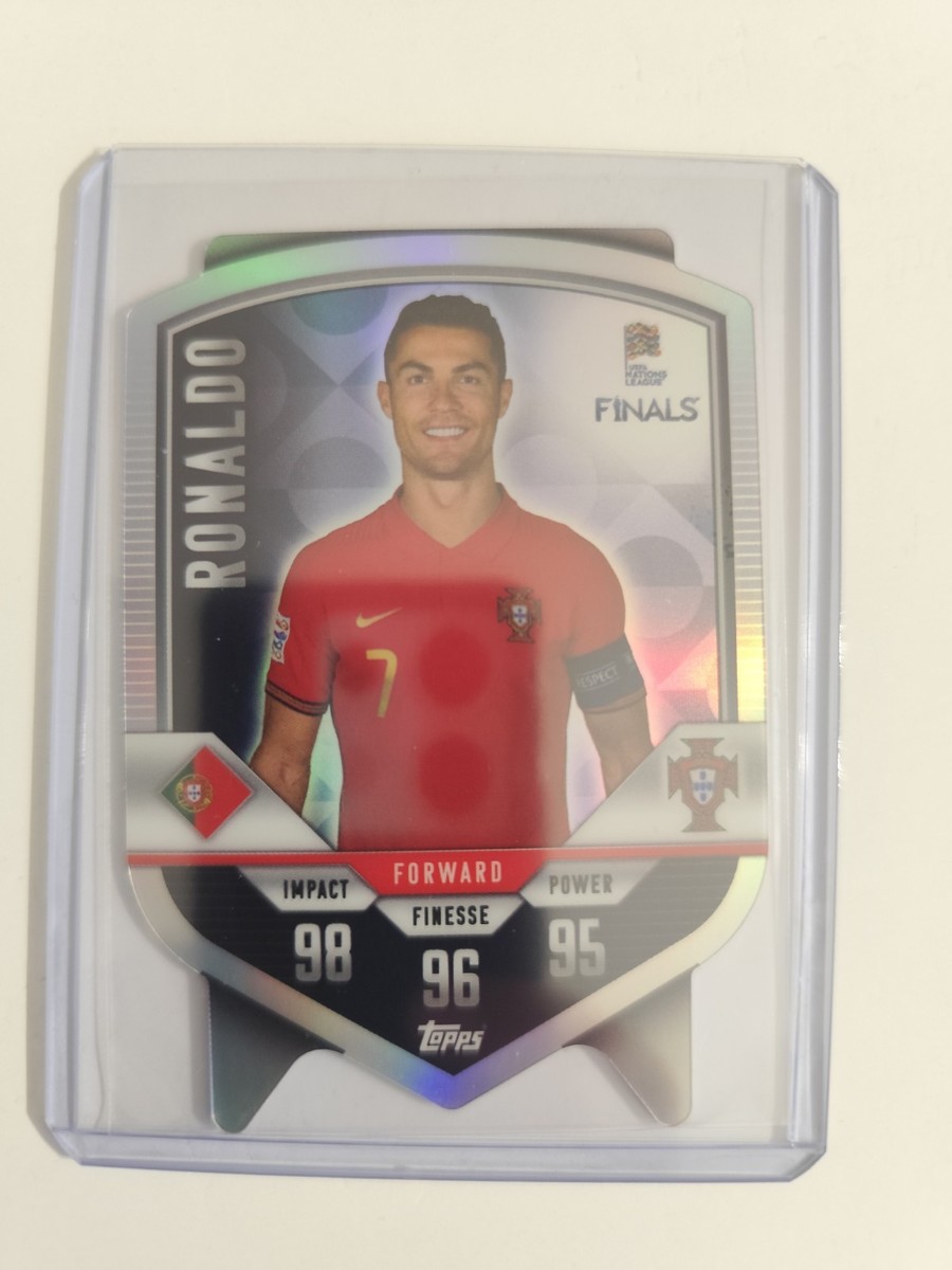 UEFA Nations League Match Attax 101 22/23 Cristiano Ronaldo Chrome
