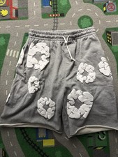 Grey Denim Tears The Cotton Wreath Shorts Sz ...