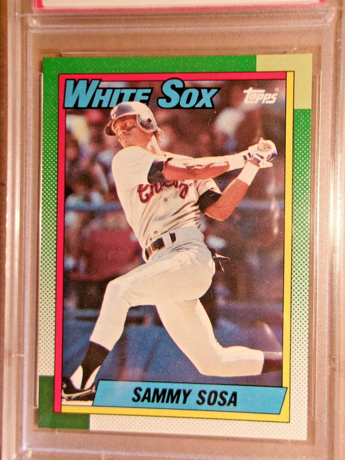 1990 Topps Sammy Sosa PSA Mint 9 Rookie Card! view 6