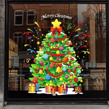 Christmas Window Clings Decorations, Static Stickers, Large  Adjustable Doub...