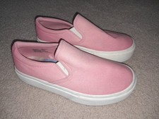 WONDER NATION PINK GIRLS SLIP ON SHOES SIZE 4