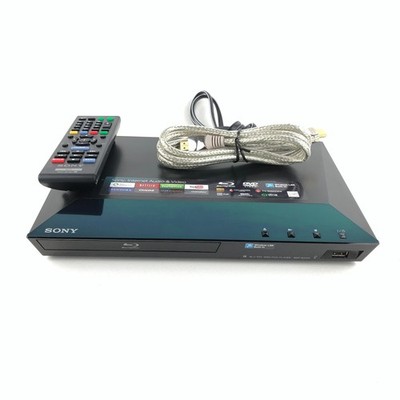 Sony BDP-S3100 Blu-Ray 1080 HD DVD Player WiFi Streaming Apps Remote HDMI Cable