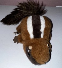 FOLKMANIS Mini Chipmunk Plush Finger Puppet Woodlands Forest Animal