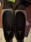 Corkys Women's "Coco" Bronze Ballet Flat Cap Heel & Toe Shoes   Sz 9 — photo 1