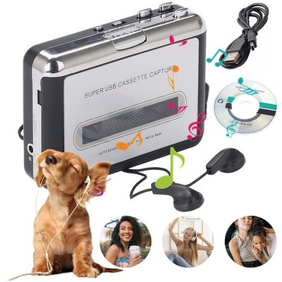 Kassettenspieler Portable USB Audio Musik/Kassette zu MP3 Konverter DHL