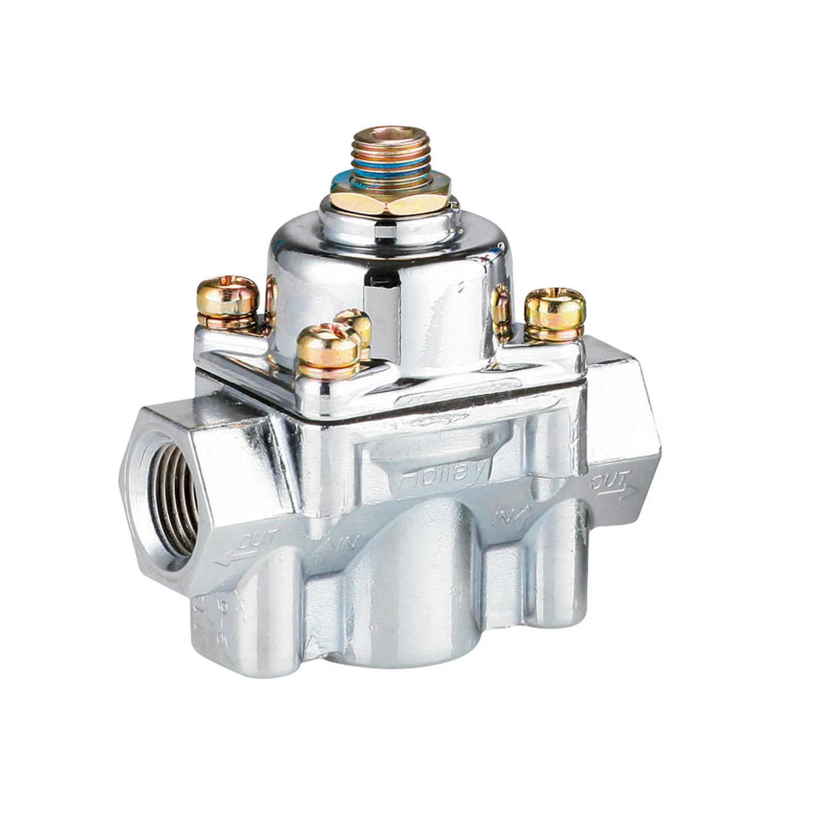 Holley Low Pressure Fuel Pressure Regulator (1-4 PSI Range), 3/8'' NPT Ports