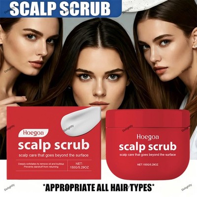 1-3x Bekynd Natural Scrub, Avocado Oil Scalp Scrub Rich In Grapefruit,Scalp Care