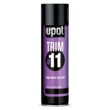 U-POL 877 TRIM #11 Matte Black High Build Top Coat Auto Body Aerosol 450 ml