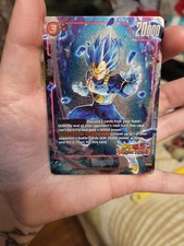Bandai Dragon Ball Super Card Game Vegeta FB03-020 SR Foil Promo 20000