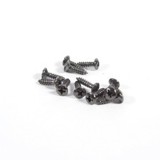 12 Pcs Phillips-Head 4 Guitar Pickguard/Plate Mounting Screws, Grey