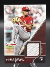 2026 Topps Series 1 Chase Burns RC Relic Cincinnati Reds MLB #MLM-CB