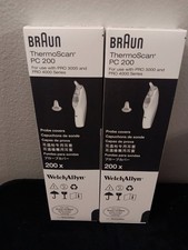 NIP Braun ThermoScan PC 200 Probe Covers Pro 6000 Series 2 pack 2 of 200x