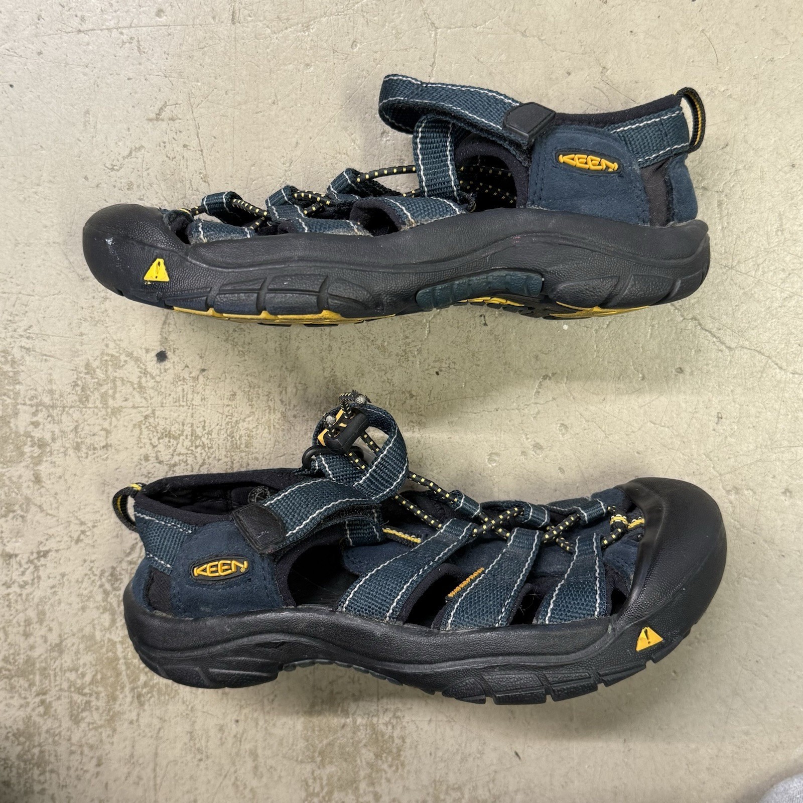 Sandali Keen Newport H2 bambini giovani taglia 3 escursionismo acqua lavabili blu navy giallo