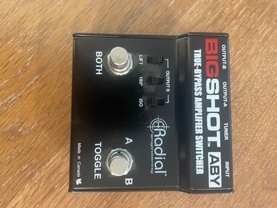 Radial Engineering BigShot EFX True Bypass Effects Loop Switcher for Guitar/Bass
