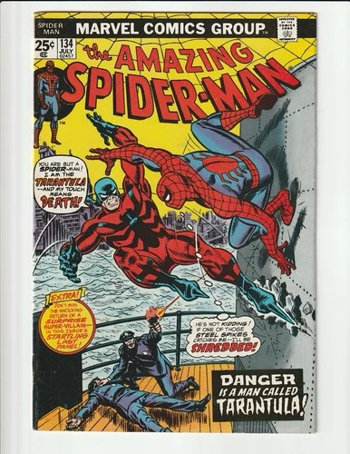 Amazing Spider-Man #134 (1974) | VF- | Marvel Stamp Intact | Marvel Comics