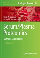 Serum/Plasma Proteomics | David W. Greening (U. A.) | Methods And Protocols