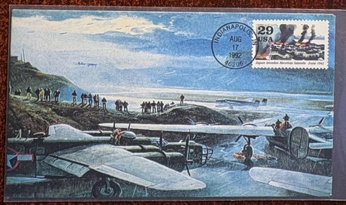 #2647e Japan invades Aleutians Islands FDC on KMC Ventures cachet